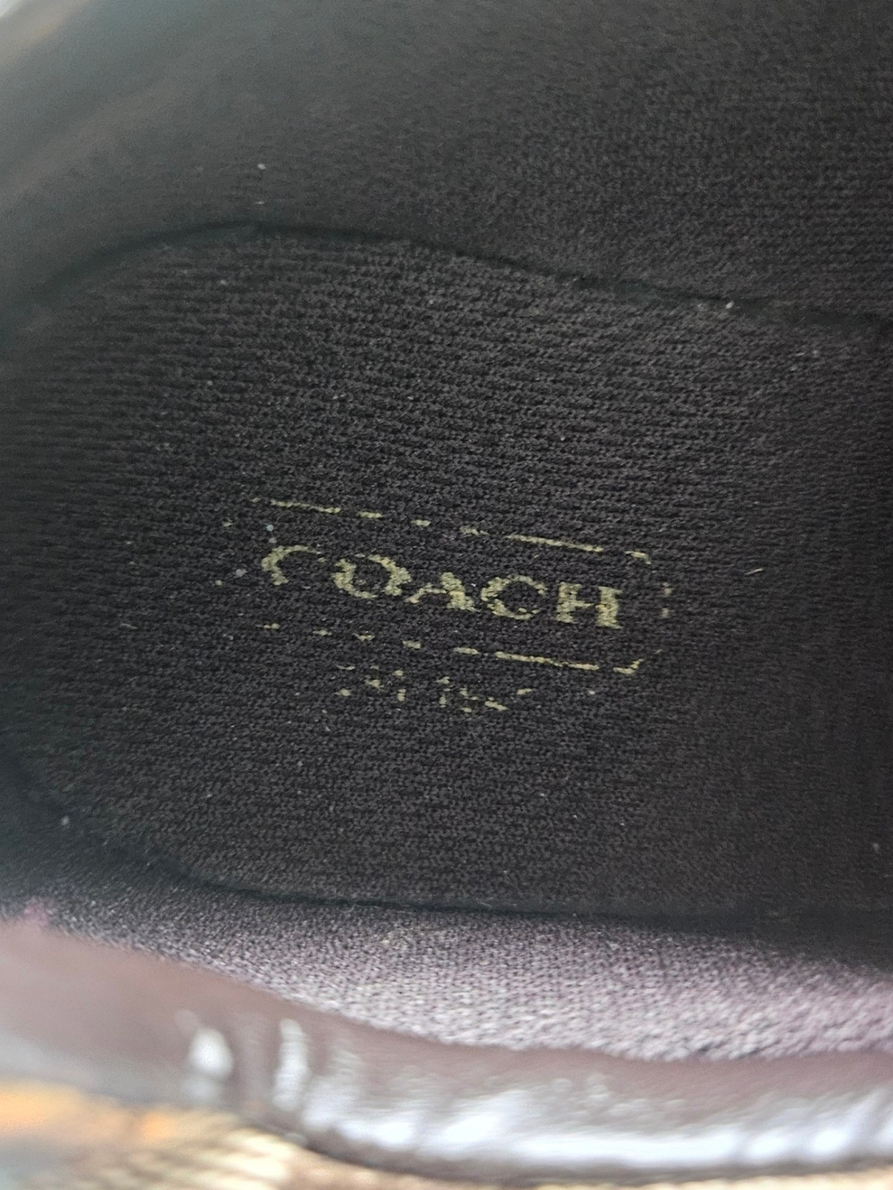 Coach Jayme Signature Low-Top Sneakers – Classic Designer Style Size 6M - Picture 7 of 8